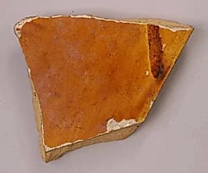 Fragment of Sgraffito Ceramics by Unknown Artist
