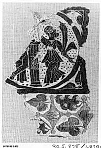 Fragment with Two Figures by Unknown Artist
