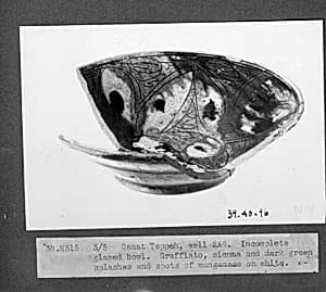 Fragments of a Plate by Unknown Artist