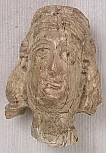 Head of a Figure by Unknown Artist