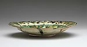 Imitation Splashware Dish by Unknown Artist