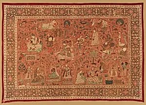 Kalamkari Rumal (Cover) by Unknown Artist
