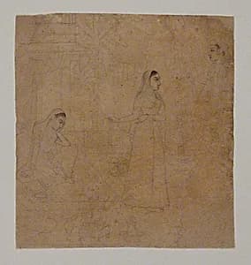 Love Scene from the Rasikapriya by Unknown Artist