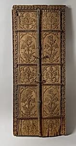 Pair of Flower Style Doors by Unknown Artist