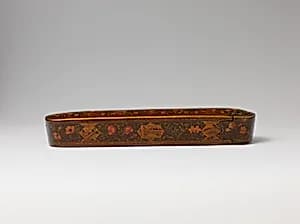 Pen Box with Architectural Cartouches by 'Ali Ashraf