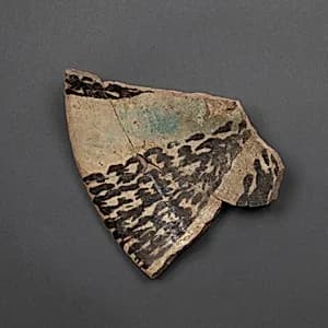 Plate Fragment by Unknown Artist