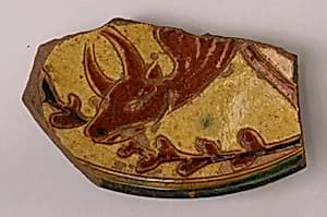 Plate Fragment by Unknown Artist