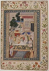 Portrait of the Emperor Akbar by Unknown Artist