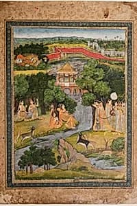 Princess Nurjahan and Attendants by Unknown Artist