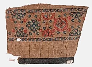 Sleeve Fragment with Floral Motives by Unknown Artist