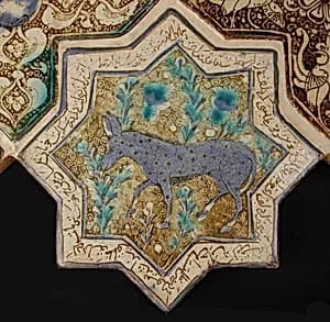 Star-Shaped Tile by Unknown Artist