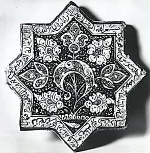 Star-Shaped Tile by Unknown Artist