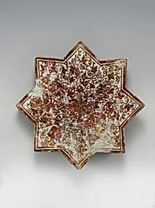 Star-Shaped Tile by Unknown Artist