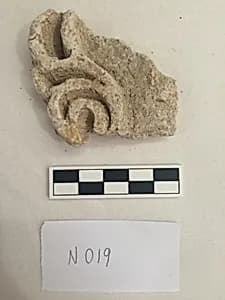 Stucco Fragment by Unknown Artist