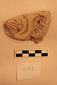 Stucco Fragment by Unknown Artist