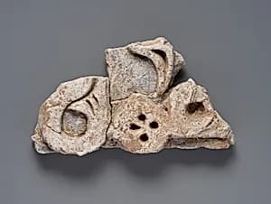Stucco Fragment by Unknown Artist