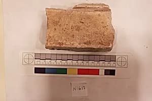 Stucco Fragment by Unknown Artist