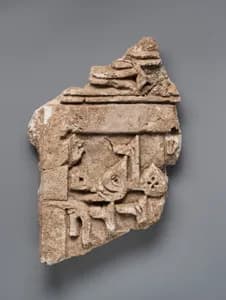 Stucco Fragment by Unknown Artist