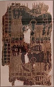 Textile Fragment with Horses by Unknown Artist