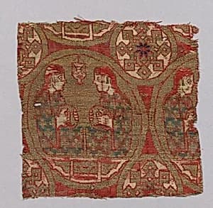 Textile with Musicians by Unknown Artist