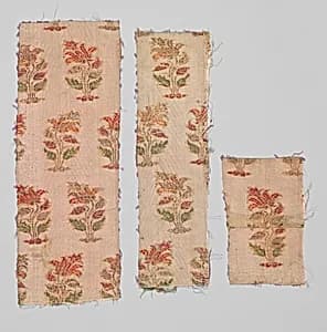 Three Textile Fragments by Unknown Artist
