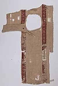 Tunic Fragment with Button Closure by Unknown Artist