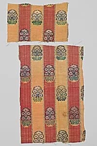 Two Textile Fragments by Unknown Artist