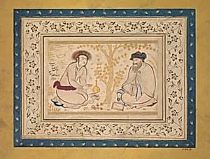 Youth and Dervish by Unknown Artist