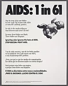 AIDS: 1 in 61 by Gran Fury