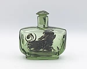 Bottle with stopper by Emile Gallé|Établissements Gallé