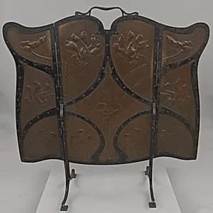 Fire screen by Gustave Serrurier-Bovy