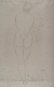 Standing Nude Woman, Back View