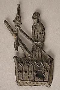 Badge with Figure by Unknown Artist