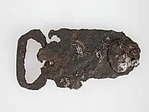 Belt Buckle Attachment Plate Fragment by Unknown Artist