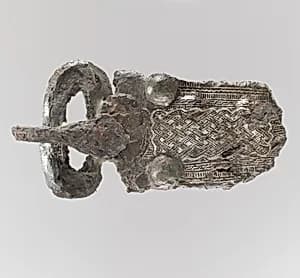 Belt Buckle Attachment Plate Fragment by Unknown Artist