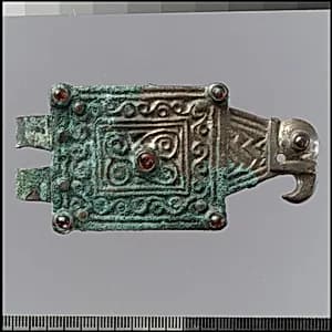 Belt Buckle Plate by Unknown Artist