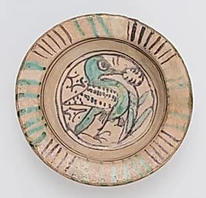 Bowl with Bird by Unknown Artist