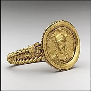 Bracelet with Bust of Roma by Unknown Artist