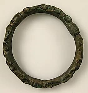 Bracelet with Spiral Designs by Unknown Artist