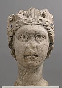Crowned Head of a Woman by Unknown Artist