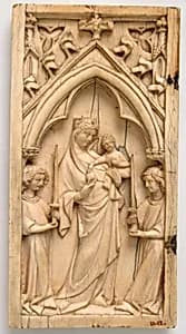 Diptych Leaf by Unknown Artist
