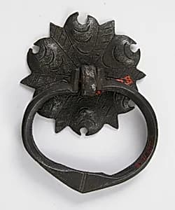 Door handle and plate by Unknown Artist