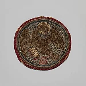 Embroidered Medallion by Unknown Artist