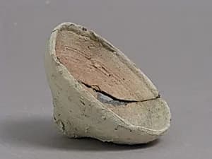Footless Cup or Lid by Unknown Artist