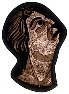 Glass Fragment by Unknown Artist