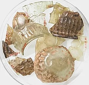 Glass Fragments by Unknown Artist