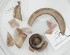 Glass Fragments by Unknown Artist