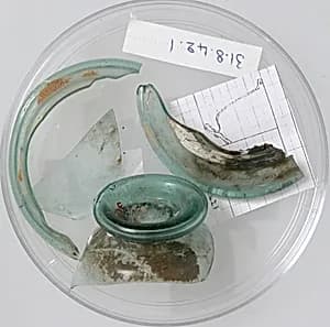 Glass Fragments by Unknown Artist