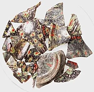 Glass Fragments from a Vessel by Unknown Artist