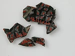 Glass Fragments from a Vessel by Unknown Artist